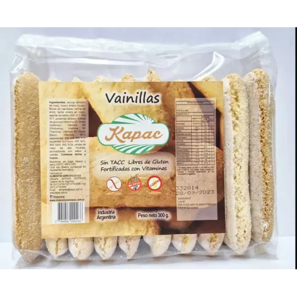 Vainillas Sin TACC KAPAC