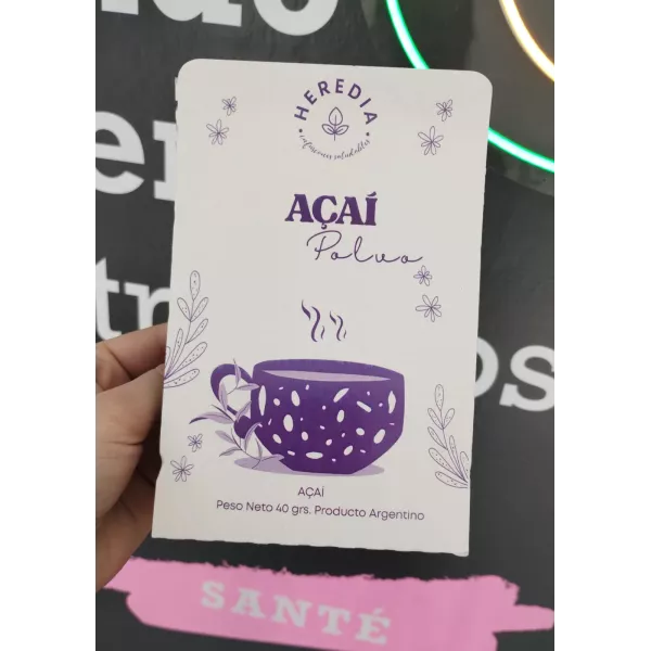Açaí en polvo x 40 grs Heredia