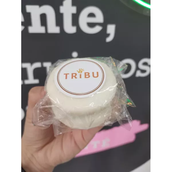 Alfajor blanco de limón y dulce de leche sin gluten y sin azucar TRIBU