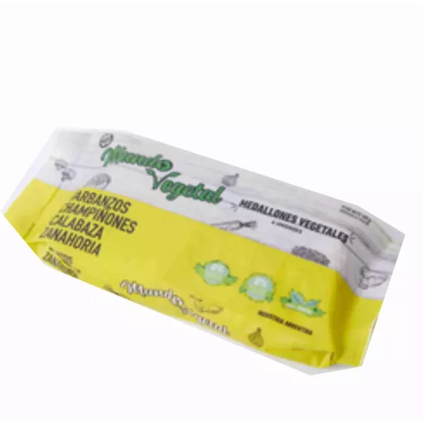 Medallon Garbanzos, Champignones, Calabaza Y Zanahoria X 400 Grs Mundo Vegetal