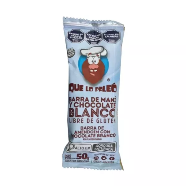 Barra Proteica De Pasta De Mani Y Chocolate Negro Que Lo Paleo