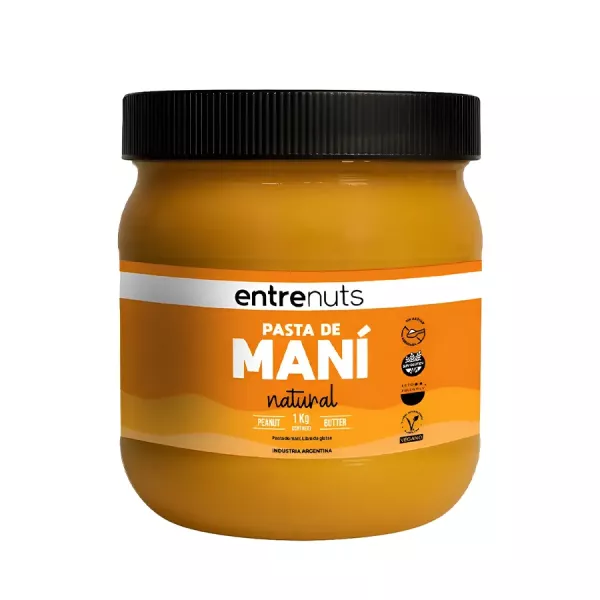 Pasta De Mani Natural X 1 K Entre Nuts