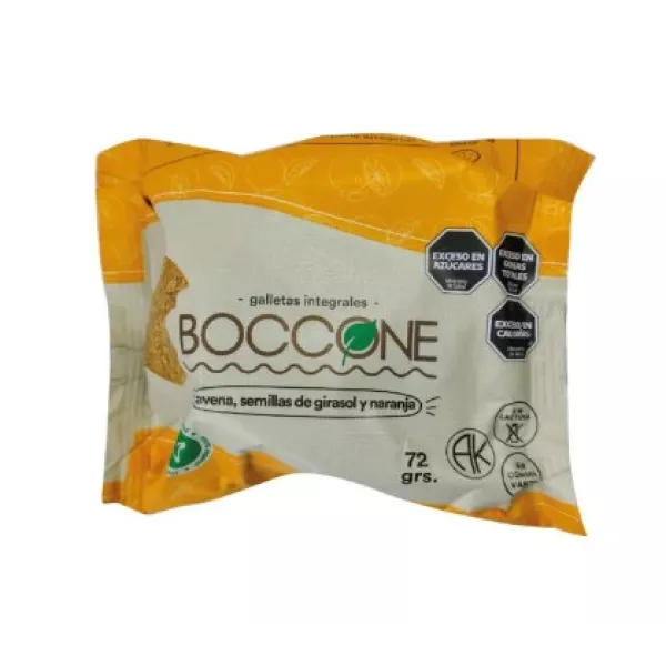 Galletitas Integrales De Girasol Y Naranja x72grs Boccone