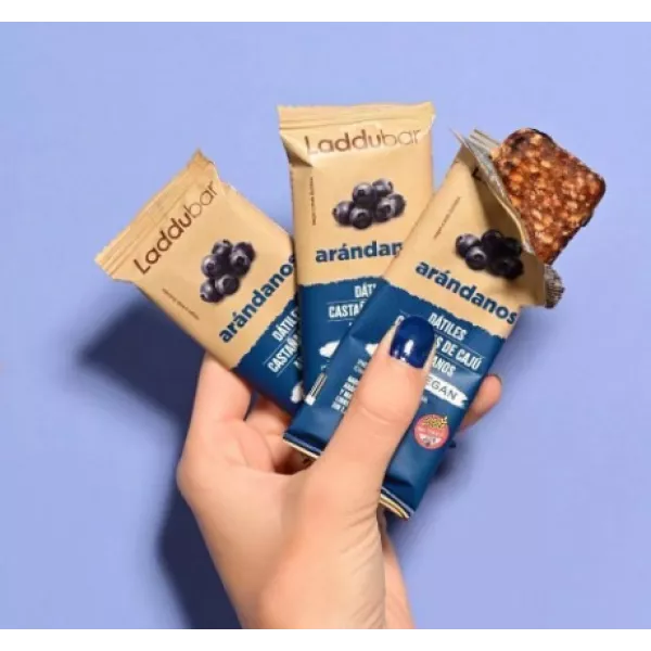Barritas De Arándanos Sin Tacc Y Vegana Laddubar