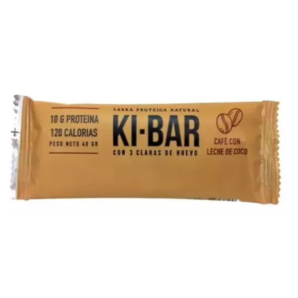 Barrita Proteica Cafe Con Leche De Coco X 1 Unidad Kibar