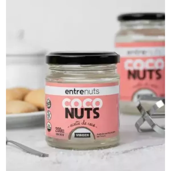 Aceite De Coco Virgen X 200 Ml Entre Nuts