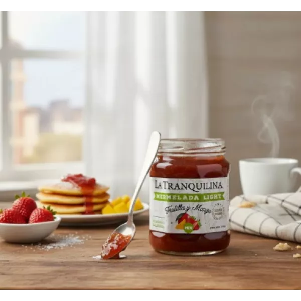 Mermelada De Frutilla Y Mango Con Stevia La Tranquilina