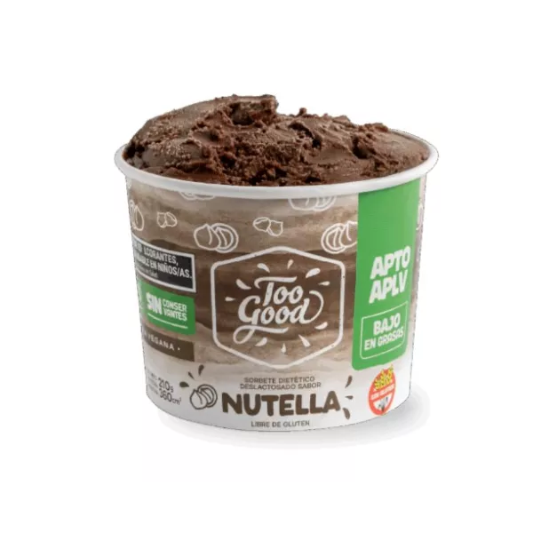 Helado de Nutella Vegano Too Good