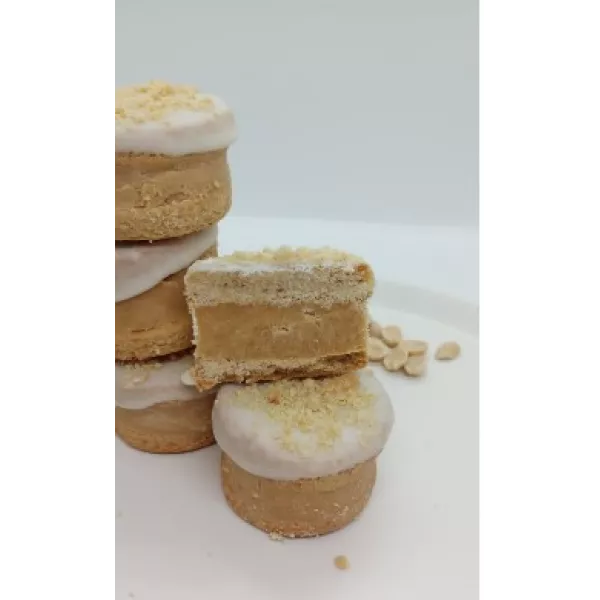Alfajores rellenos de Pasta De Mani x2 Keto Funes