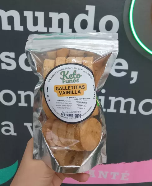 Galletitas keto de vainilla Keto Funes