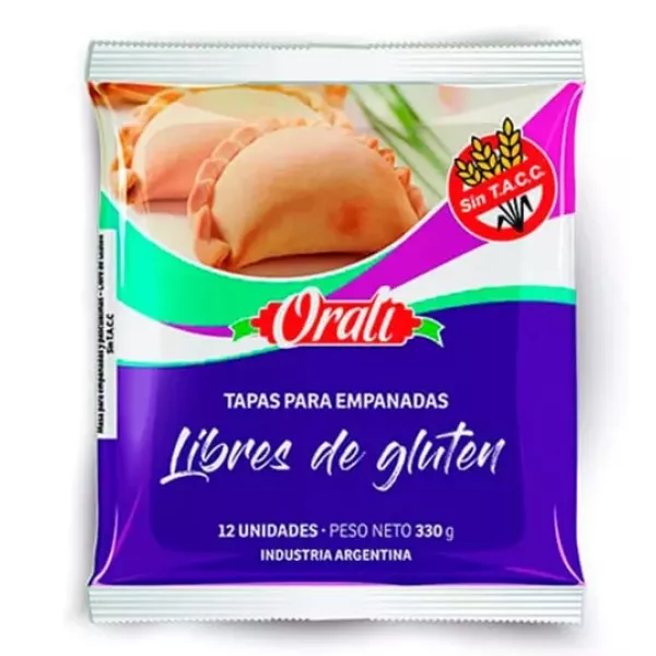 Tapa De Empanada Sin Tacc Orali