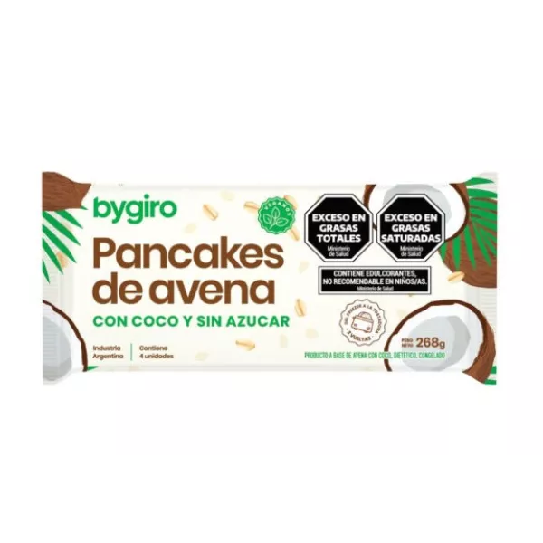 Pancakes De Avena Y Coco Sin Azucar x4u Bygiro