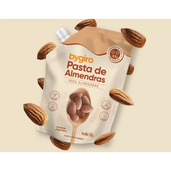 Pasta De Almendras x250grs Bygiro