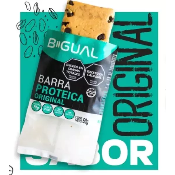 Barra Proteica Original 50 Grs Bigual