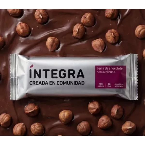 Barrita Proteica de Chocolate Y Avellanas Integra