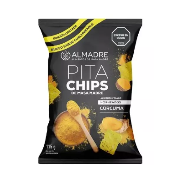 Pita Chips De Curcuma Almadre