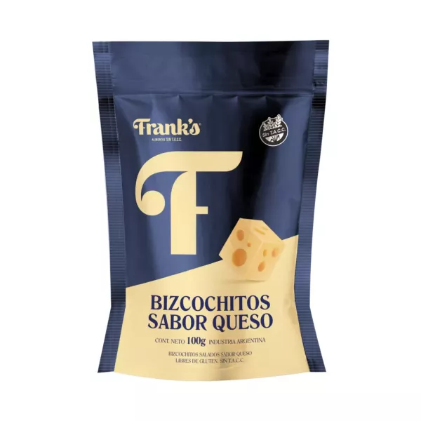 Bizcochitos Sabor Queso Sin Tacc Franks