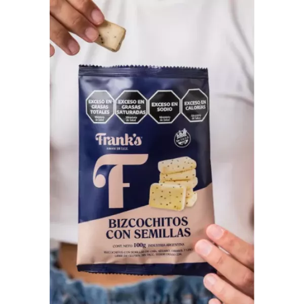 Bizcochito Salados Con Semillas Sin Tacc Franks