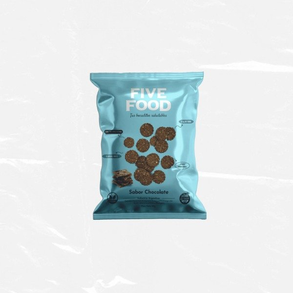 Snacks sabor choclate FIVE FOOD x 40 g