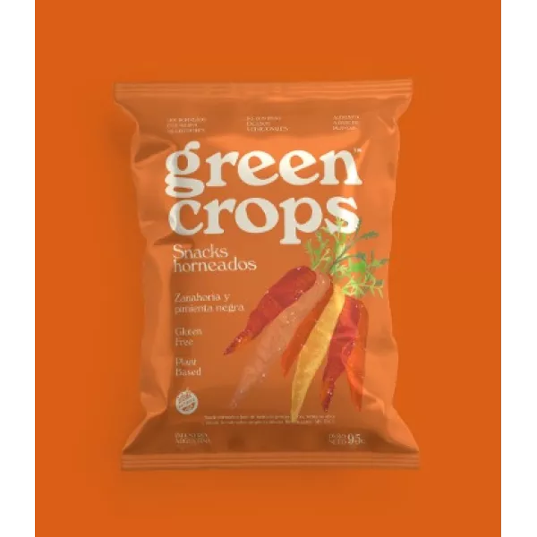 Snack Vegan Y Sin Tacc Zanahoria Teriyaki 95 Grs Greencrops Crowie