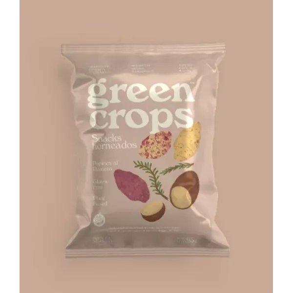 Snack Vegan Y Sin Tacc Papines Con Nuez 95 Grs Greencrops Crowie