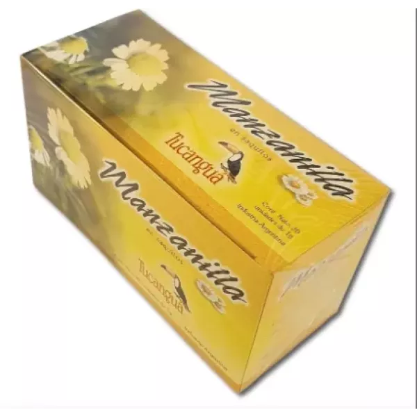 Te De Manzanilla. 25 Saquitos. Tucangua.