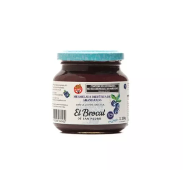 Mermelada De Arandanos Con Stevia x220grs El Brocal