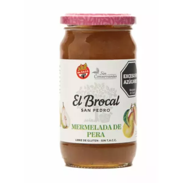 Mermelada De Pera Sin Tacc 420 Ml El Brocal
