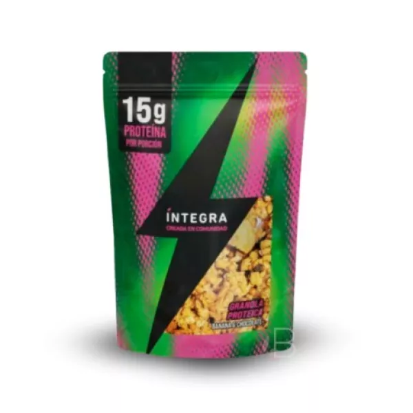 Granola Proteica De Banana Y Chocolate x250grs Integra