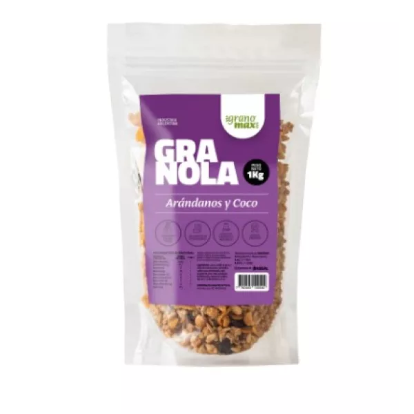 Granola Con Arandanos Y Coco X 300 Grs Granomax