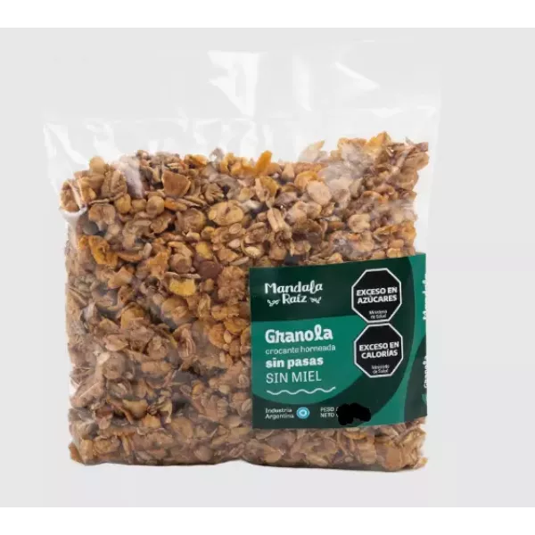 Granola Vegana Sin miel Sin pasas X 1 Kg Mandala Raiz