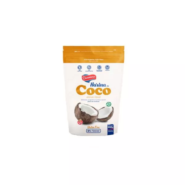 Harina De Coco Sin Tacc X 200gr Dicomere