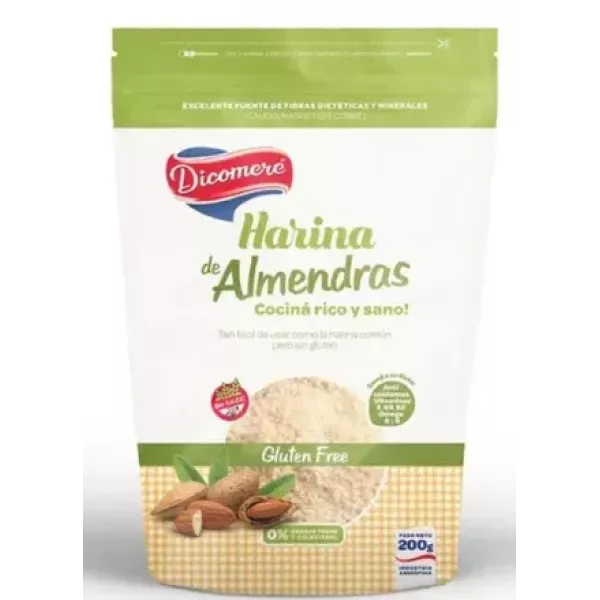 Harina De Almendras Sin Tacc X 200gr Dicomere