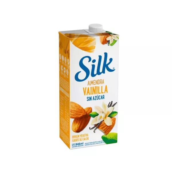 Leche De Almendras Con Vainilla Sin Azucar Silk