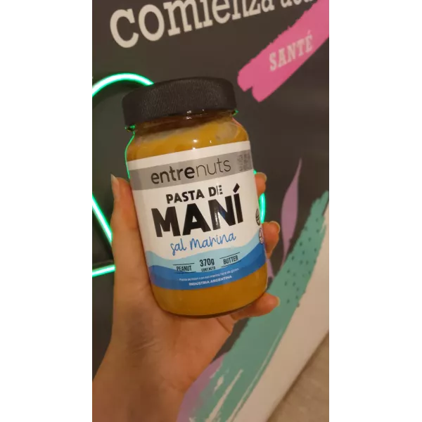 Pasta De Mani Con Sal Marina X360grs Entre Nuts