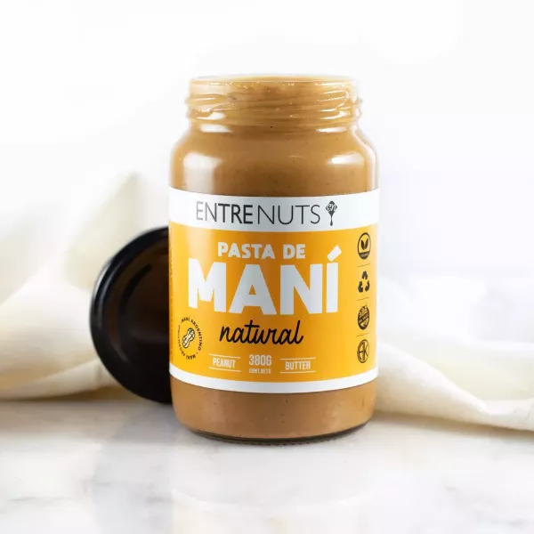 Pasta De Mani Natural X360grs Entre Nuts