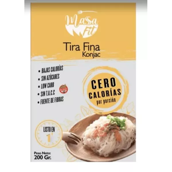 Massa Fit Konjac 200grs Tira Fina