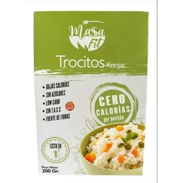 Massa Fit Konjac 200grs Trocitos Tipo Arroz