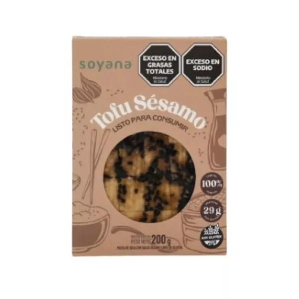 Tofu Sesamo x200 grs SOYANA