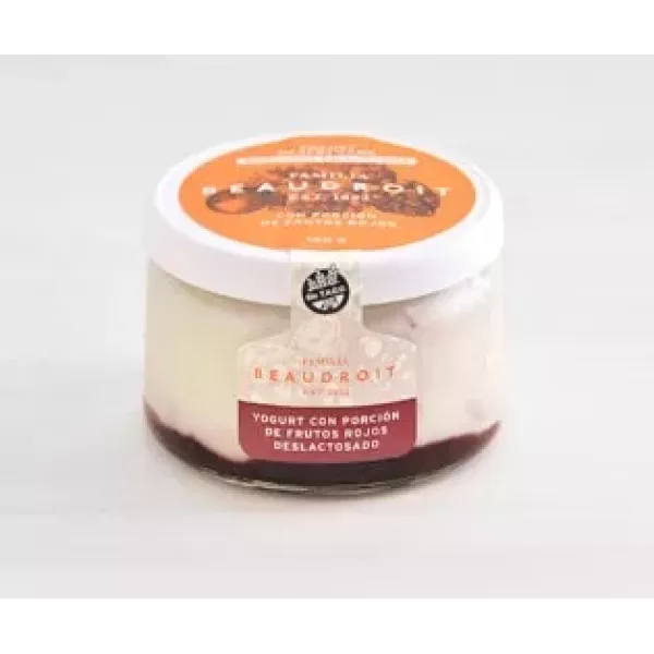 Yogur Deslactosado Con Frutos Del Bosque 160 Grs Familia Beaudroit