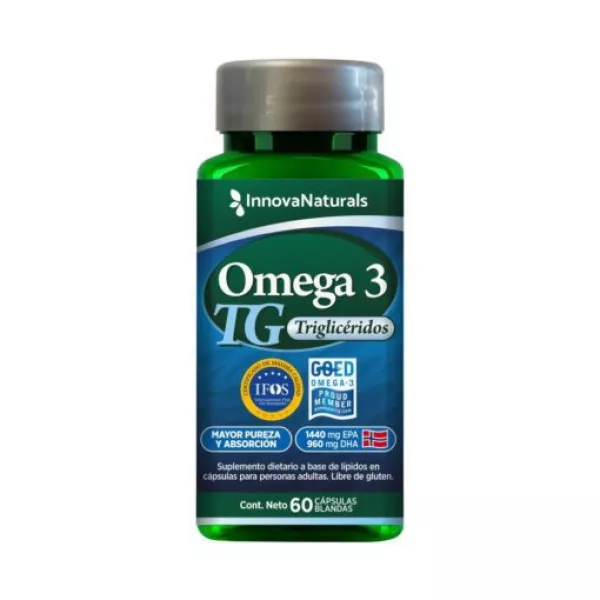 Omega 3  TG Con Certificación IFOS y GOED  Innova Naturals X 60