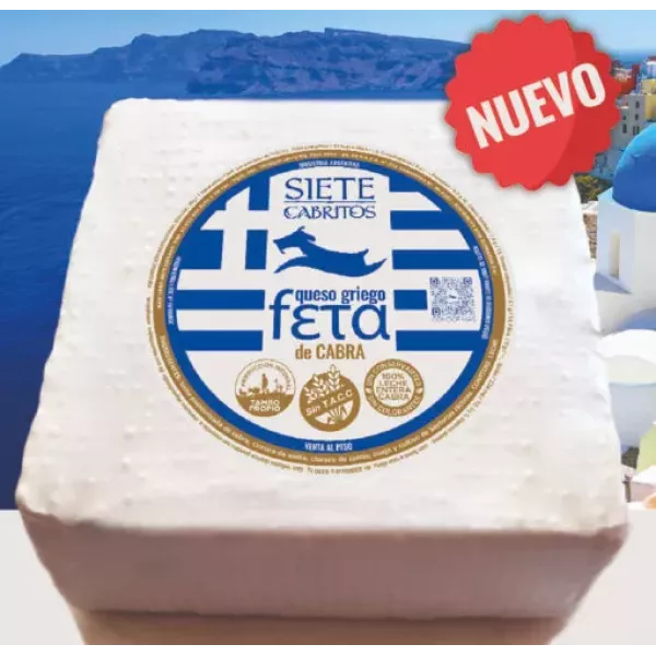 Queso Tipo Griego Feta De Cabra Sin Tacc Siete Cabritos
