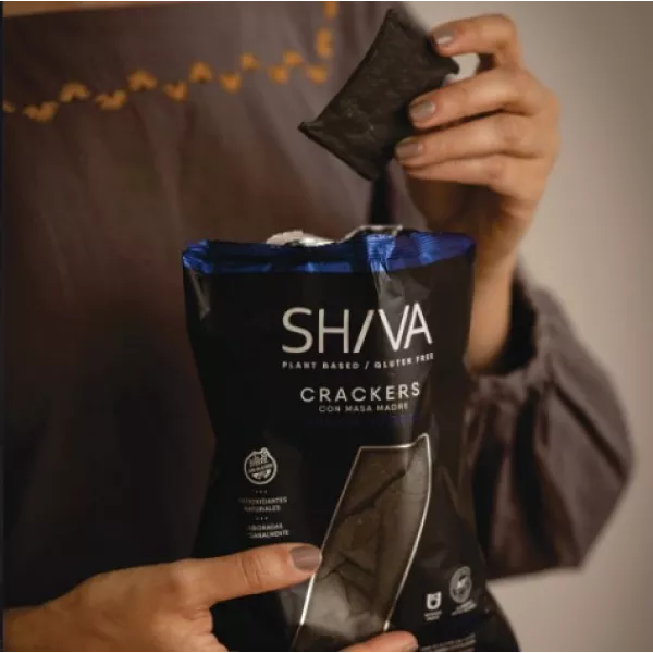 Crackers De Carbon Vegetal Sin Tacc Shiva