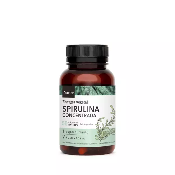Capsulas De Spirulina X 50 Natier