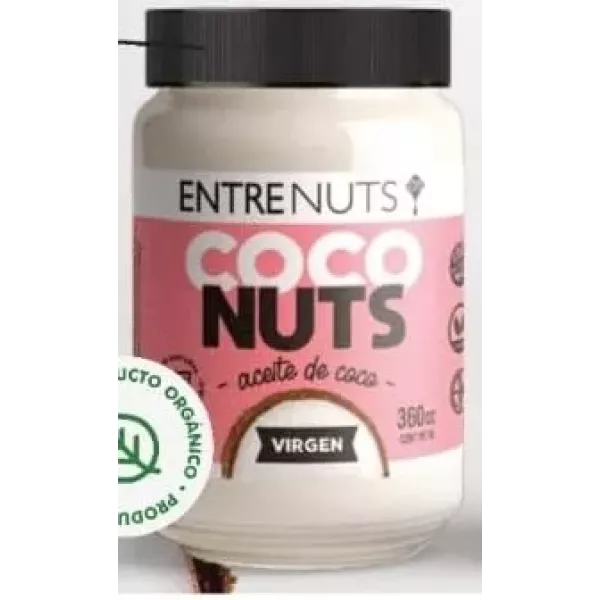 Aceite De Coco Virgen X 360 Ml Entre Nuts