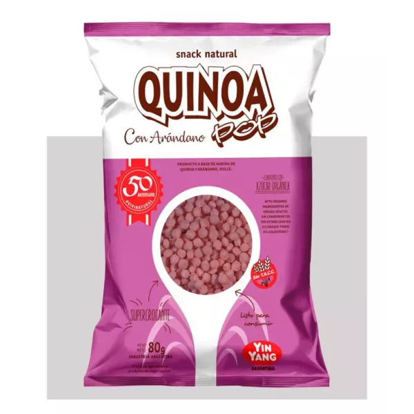 Quinoa Pop Con Arandanos Yin Yang