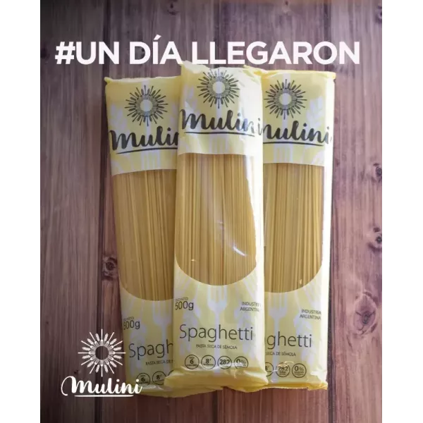 Spaghetti De Semola X 500 Grs Mulini
