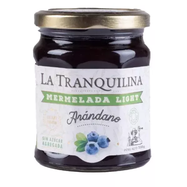 Mermelada De Arandanos Con Stevia La Tranquilina