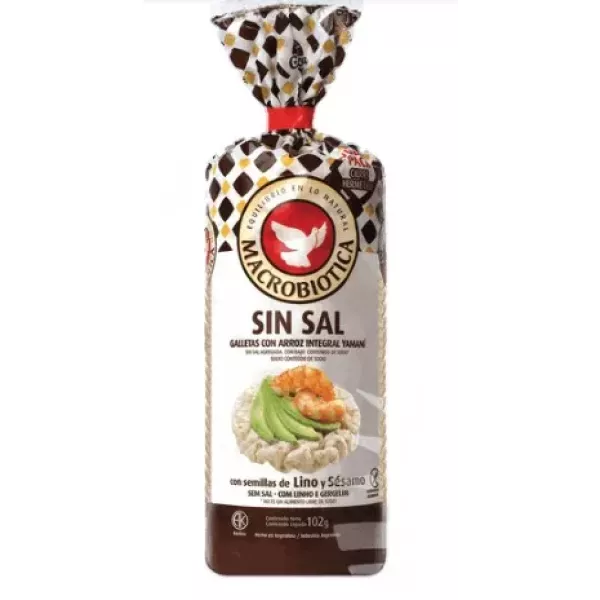Discos De Arroz Sin Sal Sin Tacc Macrobiotica