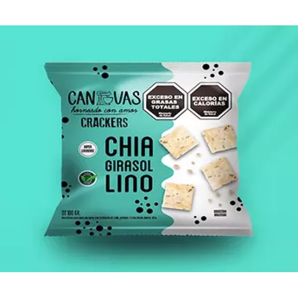 Galletitas De Chia Girasol Y Lino Canvas